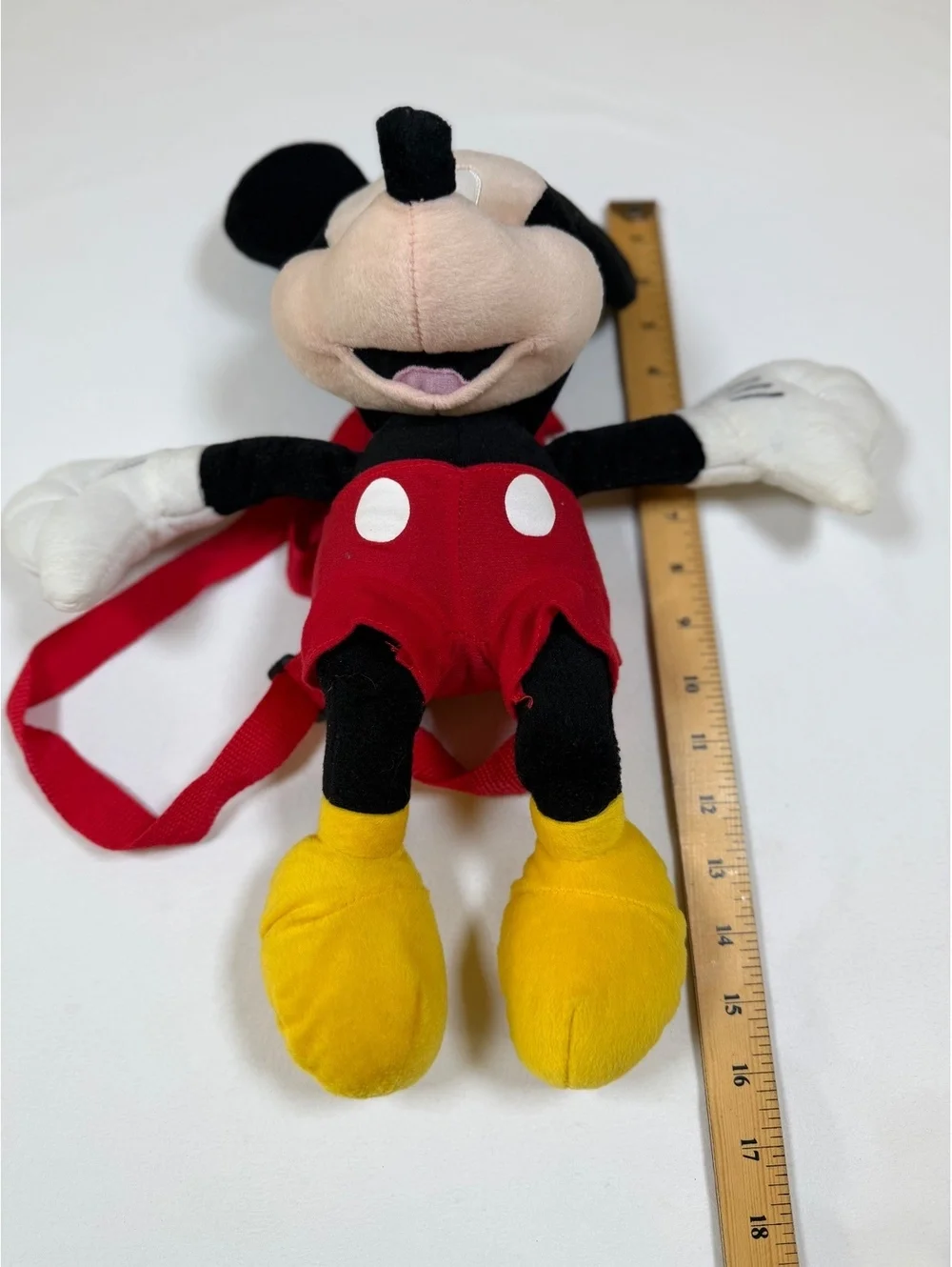 Vintage Disney Mickey Mouse Plush Backpack